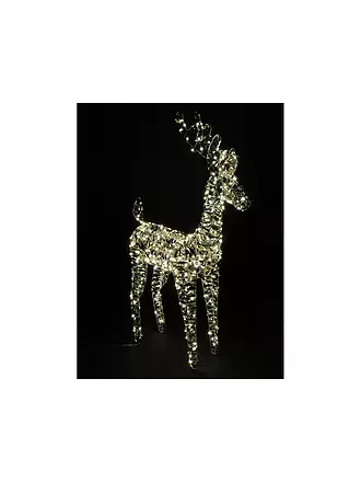 COUNTRYFIELD | LED Hirsch 50x19x80cm Bling Medium Gold | 